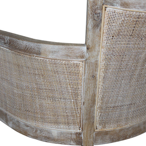 NATURALLY PROVINICIAL JACLYN OAK WOOD ARMCHAIR