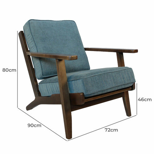 NATURALLY PROVINICIAL JACOB BEECH WOOD ARMCHAIR