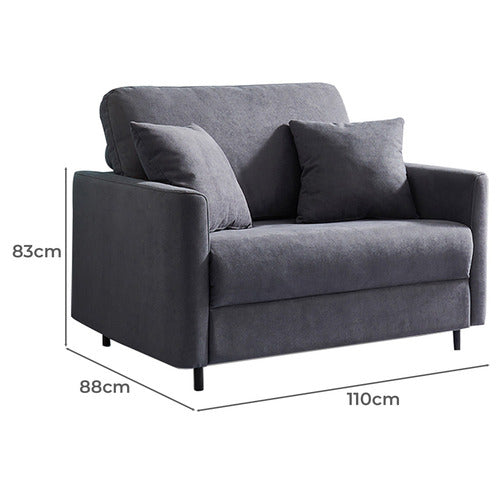 YORK STREET JACOB SINGLE UPHOLSTERED SOFA BED