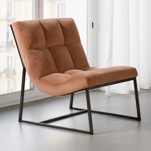 BROOKLYN AND BELLA JACQUES VELVET ACCENT CHAIR