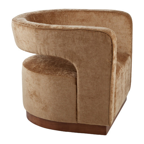 THE HOME COLLECTIVE JADE CHENILLE ARMCHAIR