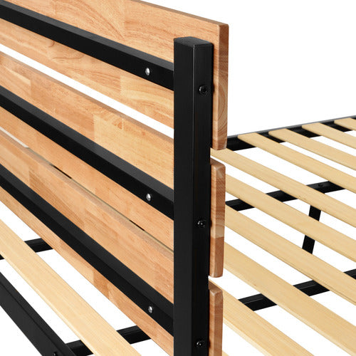 EXPERT HOMEWARES JARO RUBBERWOOD BED FRAME