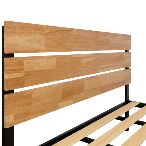 EXPERT HOMEWARES JARO RUBBERWOOD BED FRAME