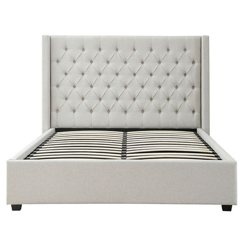 SOUTHERN STYLERS JIWON UPHOLSTERED GAS LIFT STORAGE BED