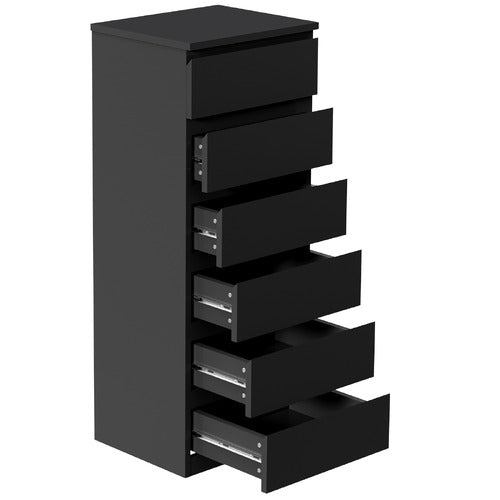 LIVING FUSION JOBELLE 6 DRAWER TALLBOY