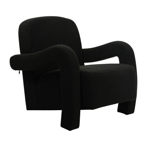EVER DREAMING LIVING JULIAN BOUCLE ACCENT CHAIR