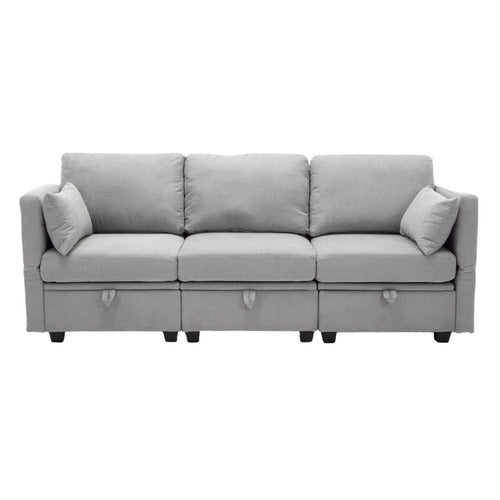 CASSINGTON HOME JUNO 3 SEATER UPHOLSTERED SOFA WITH STORAGE