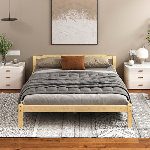 HOXTON ROOM KAEDA PINE WOOD BED WITH STORAGE