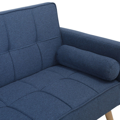 HAVEN COVE FURNITURE KASH 3 SEATER LINEN DOUBLE SOFA BED