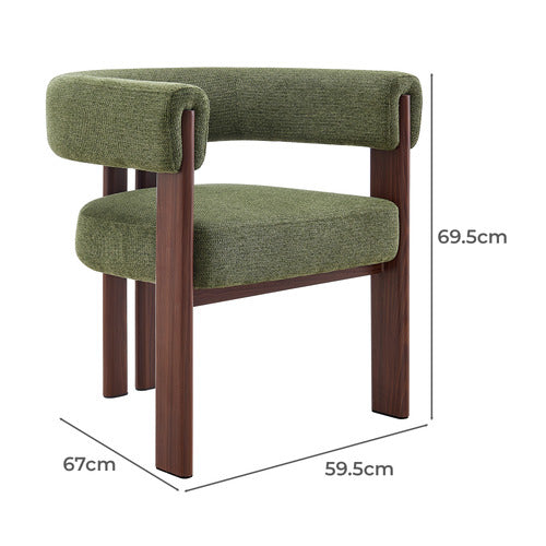 CORE LIVING LANDREE UPHOLSTERED ACCENT CHAIR