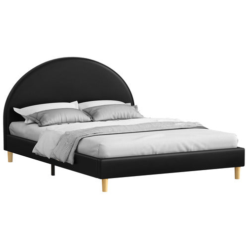 HOXTON ROOM KENYATTA FAUX LEATHER PLATFORM BED