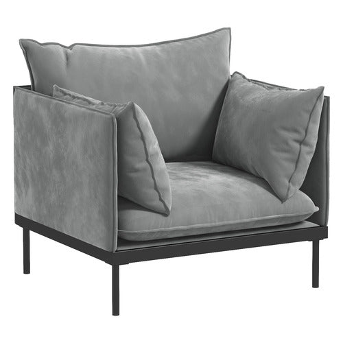 CHISWICK LIVING KHAN UPHOLSTERED ARMCHAIR