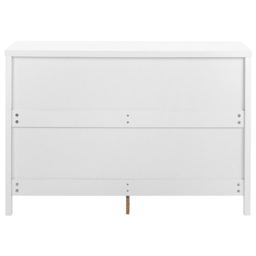 WHITEWASH KINGSCLIFF 6 DRAWER CHEST