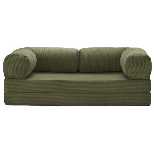 MIKASA FURNITURE KIRAN 3 SEATER DOUBLE CORDUROY SOFA BED
