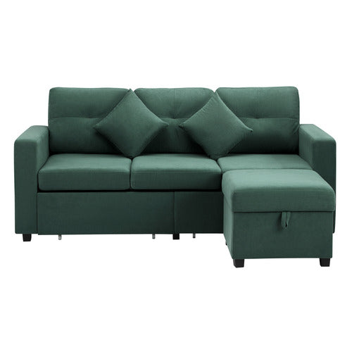 LIVING FUSION KIVA 3 SEATER SOFA & OTTOMAN SET