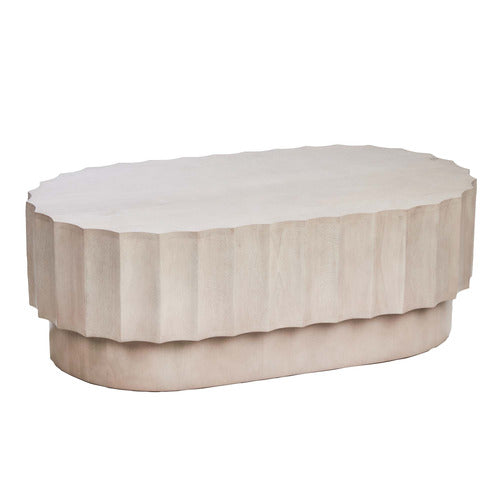 THE HOME COLLECTIVE KNOX MANGO WOOD COFFEE TABLE