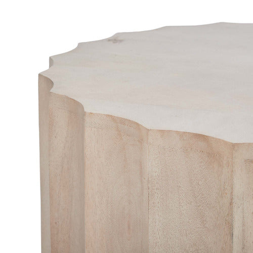 THE HOME COLLECTIVE KNOX MANGO WOOD COFFEE TABLE