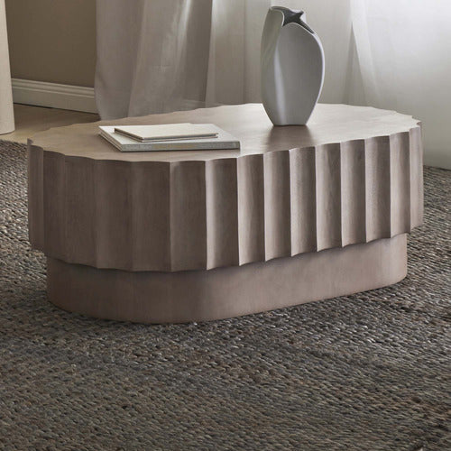 THE HOME COLLECTIVE KNOX MANGO WOOD COFFEE TABLE