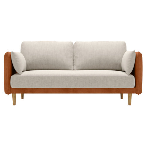 MODERN COLLECTIVE KREMER 2 SEATER LINEN-BLEND SOFA