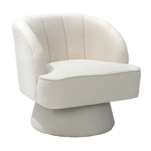 NATURALLY PROVINICIAL KRISHNA BOUCLE SWIVEL ACCENT CHAIR