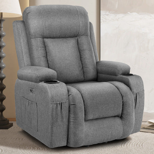 HOXTON ROOM KYRON UPHOLSTERED RECLINER ARMCHAIR