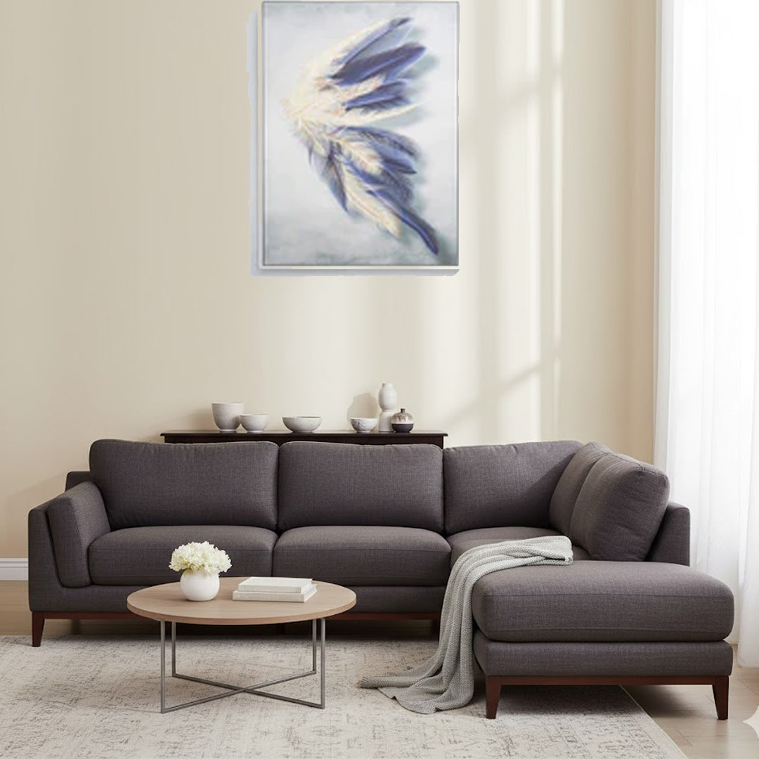 LAURIE CORNER RHF CHAISE DARK GREY