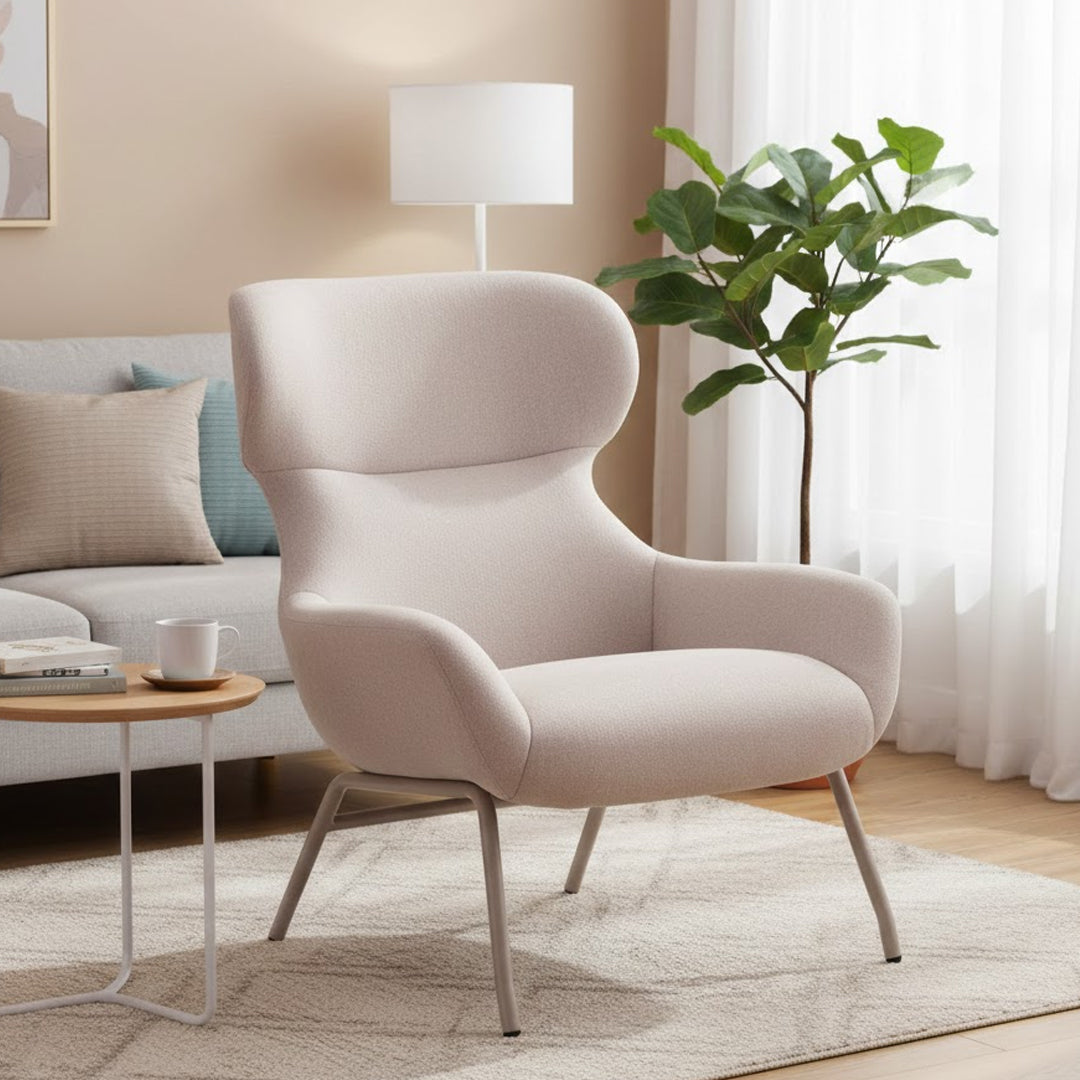 LINEA FURNITURE BETTINA CHENILLE ARMCHAIR