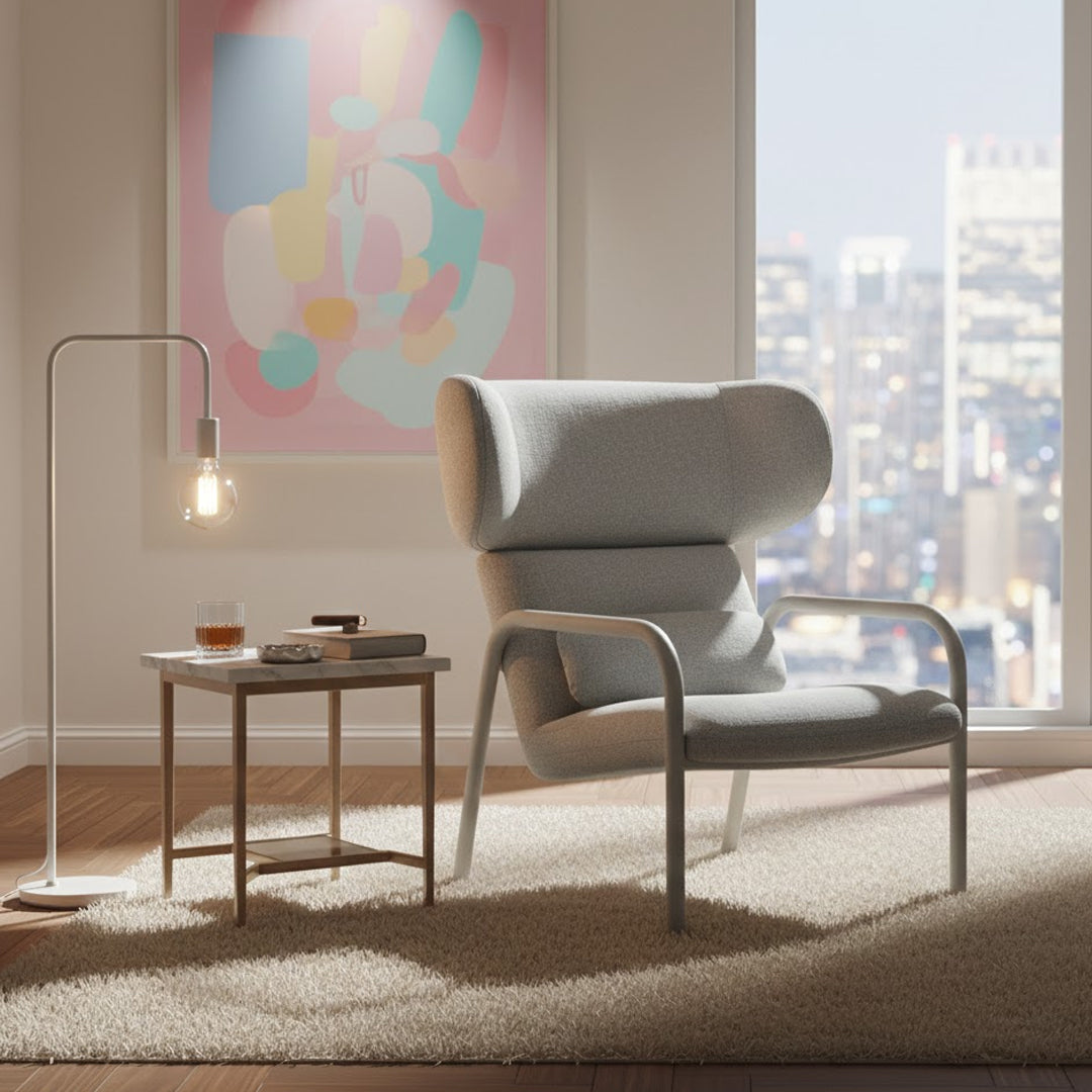 LINEA FURNITURE FLORENCE UPHOLSTERED ARMCHAIR