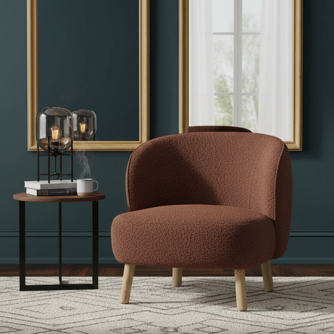 LINEA FURNITURE VILLA BOUCLE ARMCHAIR