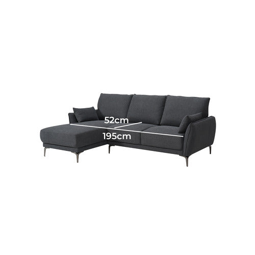 LEGACY FURNITURE LACIE 3 SEATER UPHOLSTERED SOFA WITH CHAISE