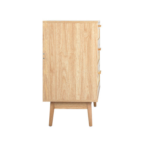 LIVING FUSION HOLLY 3 DRAWER RATTAN CHEST