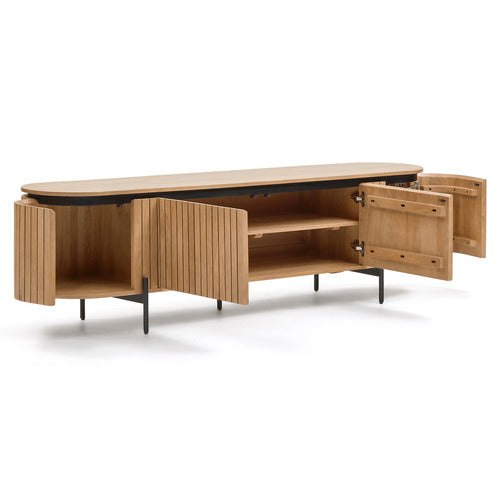 LINEA FURNITURE LAGAN MANGO WOOD ENTERTAINMENT UNIT