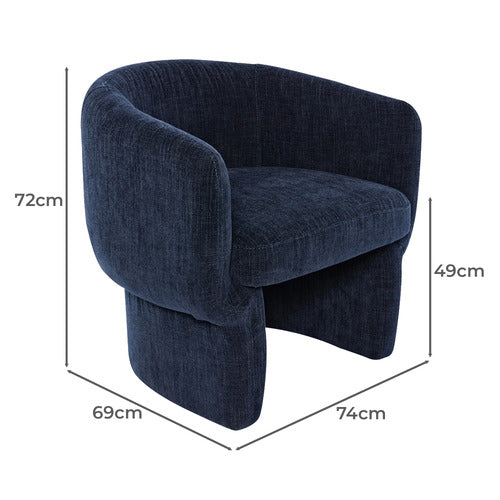 REXINGTON HOME LAGRA CHENILLE ARMCHAIR