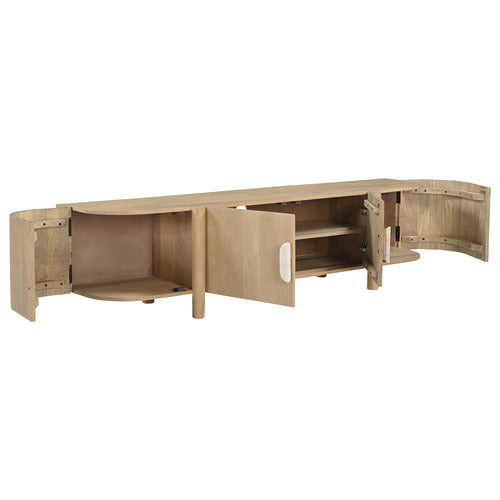 LAILA MANGO WOOD & MARBLE TV UNIT