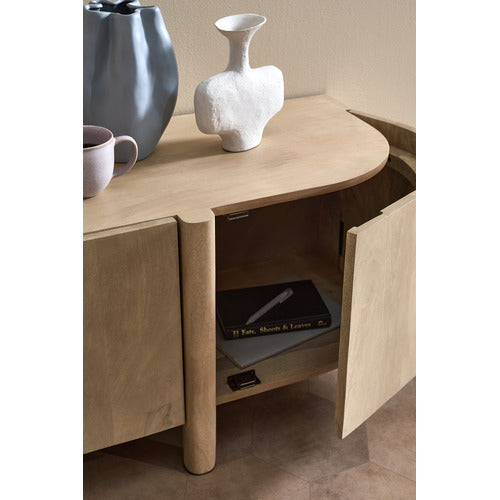 LAILA MANGO WOOD & MARBLE TV UNIT