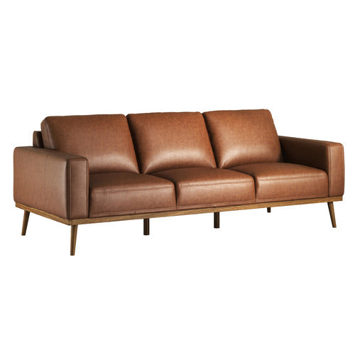 LANDIS 3 SEATER GENUINE LEATHER SOFA