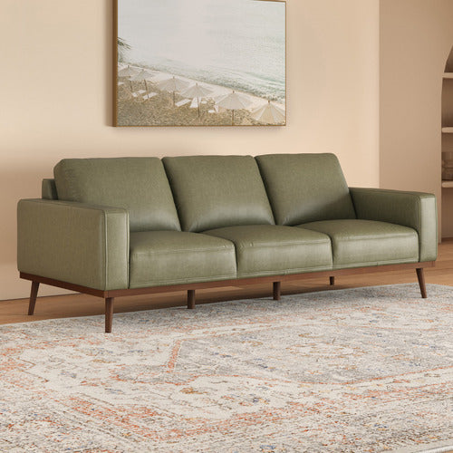 LANDIS 3 SEATER GENUINE LEATHER SOFA