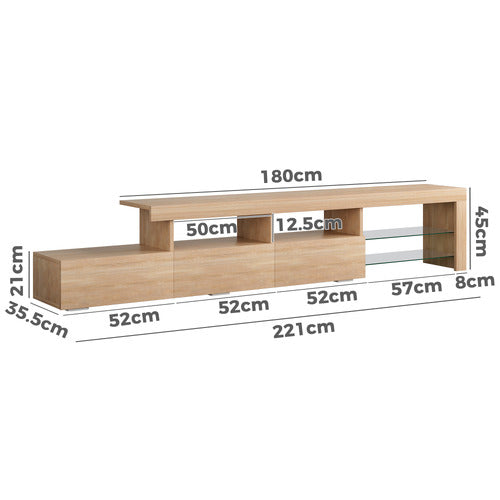HOXTON ROOM LAVIGNE LED ENTERTAINMENT TV UNIT