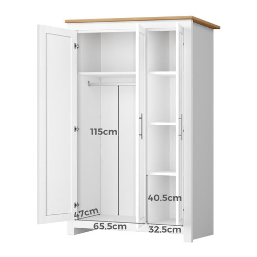 HOXTON ROOM LAYTON 3 DOOR WARDROBE