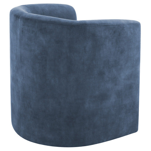 CORNER OFFICE LEILANI VELVET ARMCHAIR