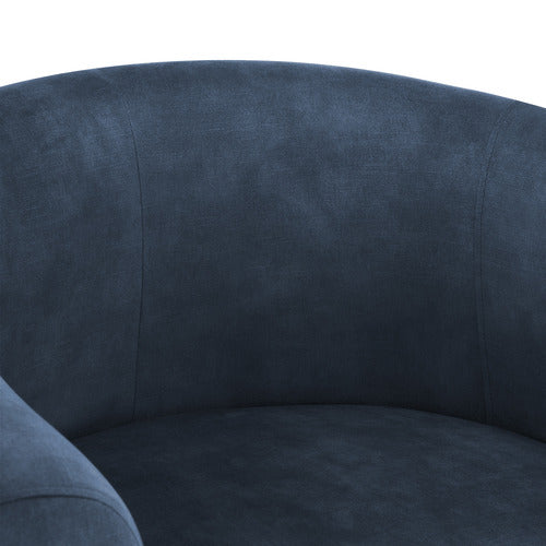 CORNER OFFICE LEILANI VELVET ARMCHAIR