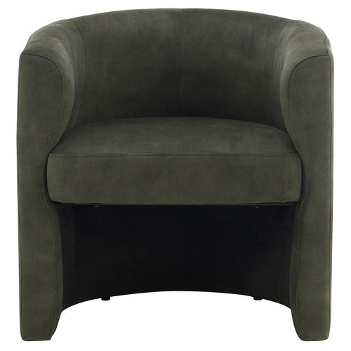 CORNER OFFICE LEILANI VELVET ARMCHAIR