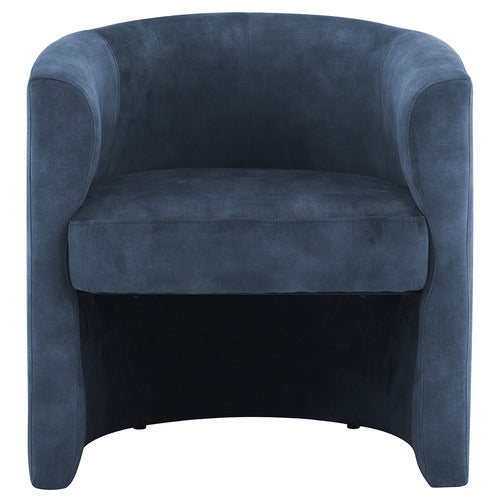 CORNER OFFICE LEILANI VELVET ARMCHAIR