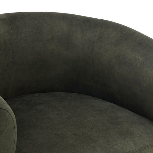 CORNER OFFICE LEILANI VELVET ARMCHAIR