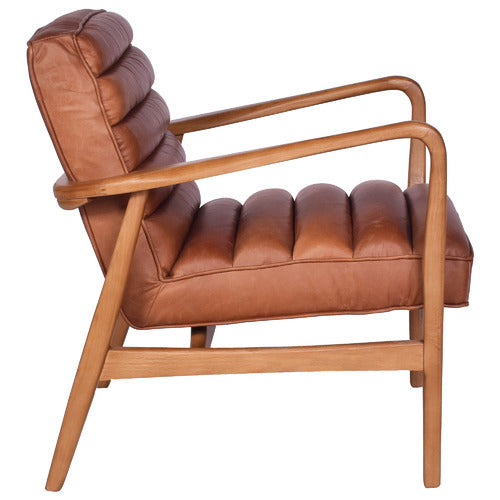 CHARTWELL HOME NIEVES LEATHER ARMCHAIR