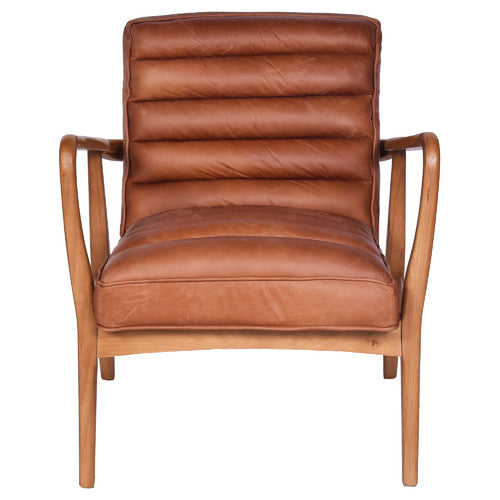 CHARTWELL HOME NIEVES LEATHER ARMCHAIR