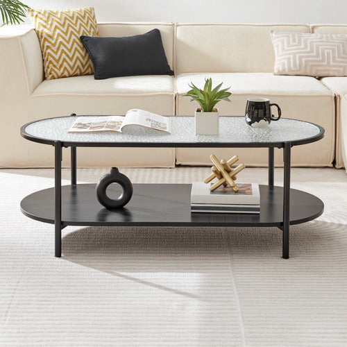CORE LIVING LENNON OVAL COFFEE TABLE