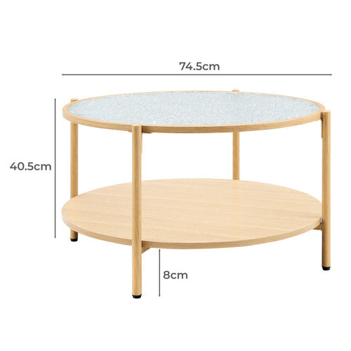 CORE LIVING LENNON ROUND COFFEE TABLE