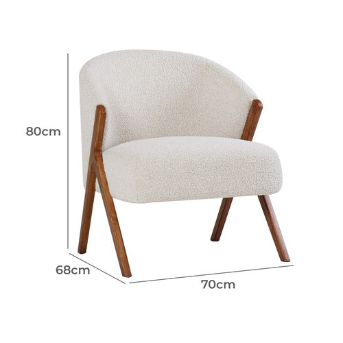 THE HOME COLLECTIVE LENNOX UPHOLSTERED ACCENT CHAIR