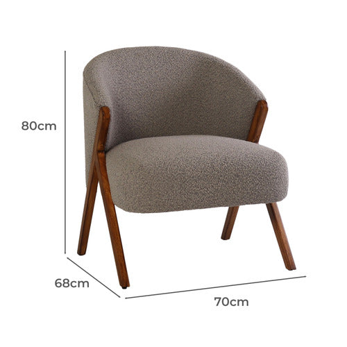 THE HOME COLLECTIVE LENNOX UPHOLSTERED ACCENT CHAIR